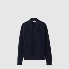 미우미우 캐시미어 니트 폴로 셔츠