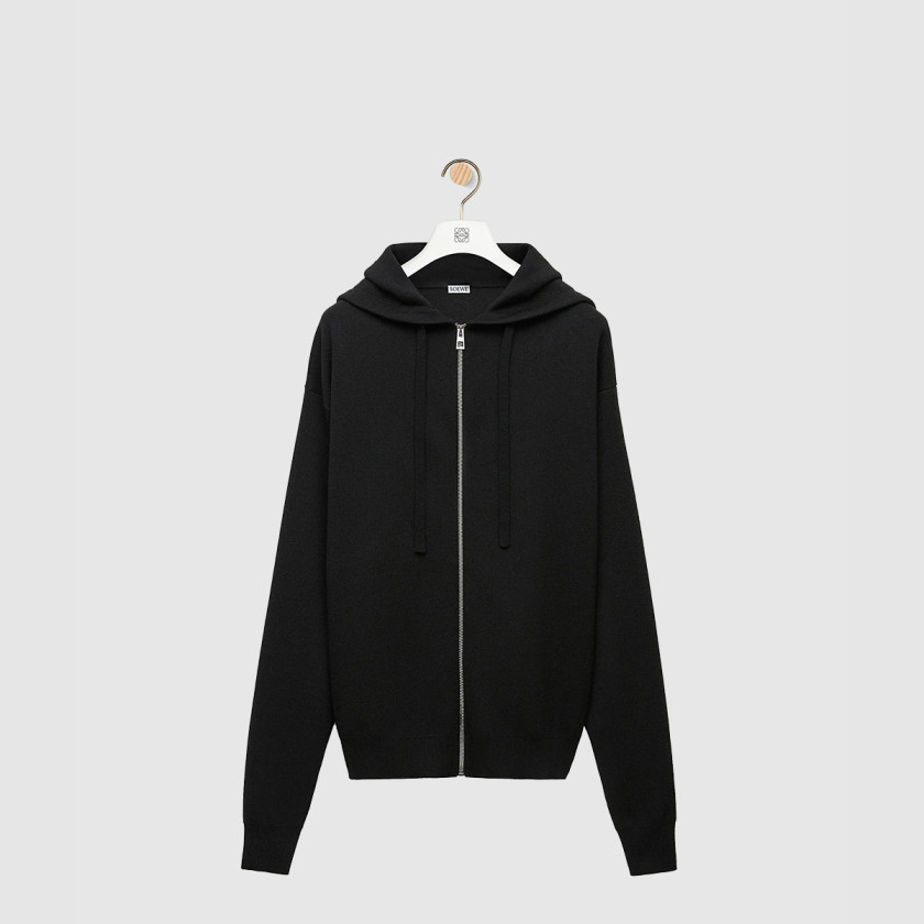 로에베 애너그램 집업 후디 울