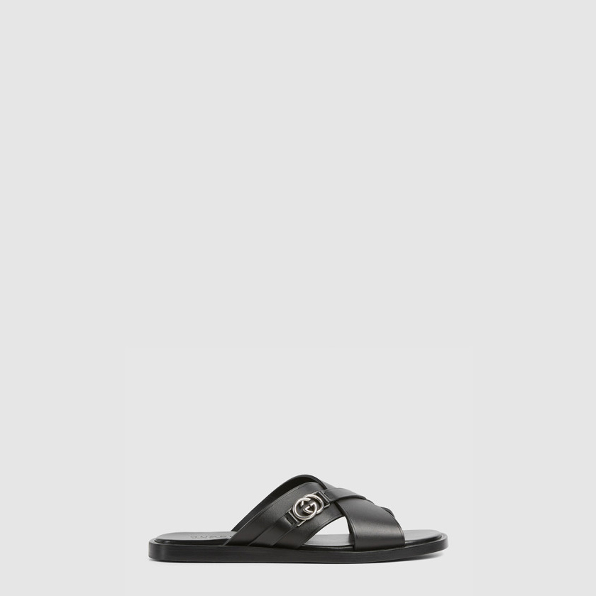 구찌 인터로킹 G 슬라이드 샌들 831275