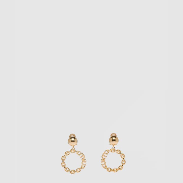 미우미우 메탈 이어링 5IO051