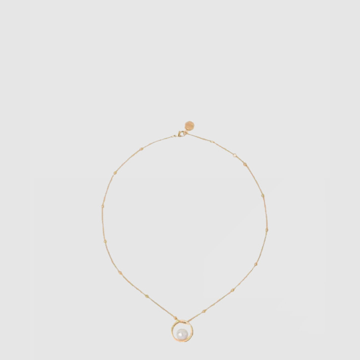 미우미우 로고 체인 네크리스 5JC756