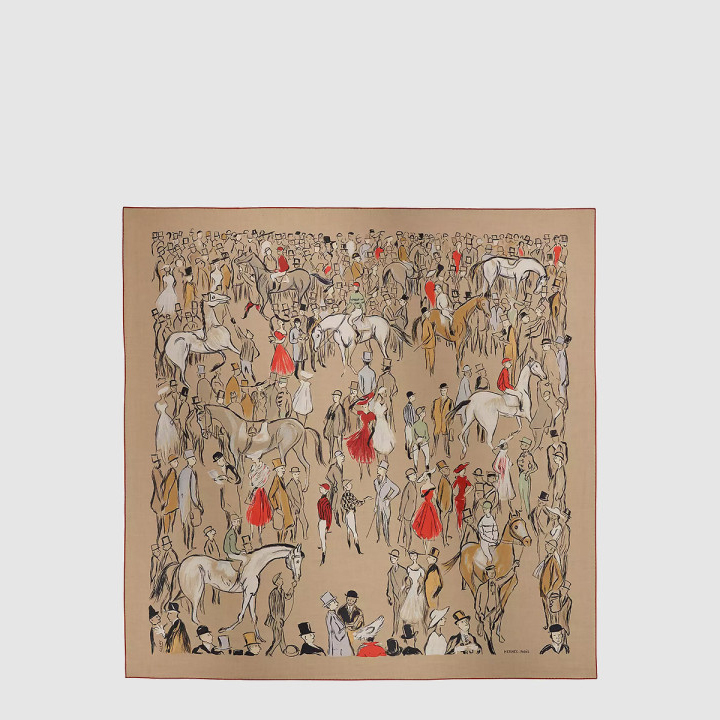 에르메스 Paddock 숄 140