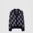 버버리 체크 울 블렌드 카디건