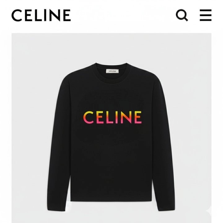 셀린* CLN 컬러로고 긴팔 티셔츠