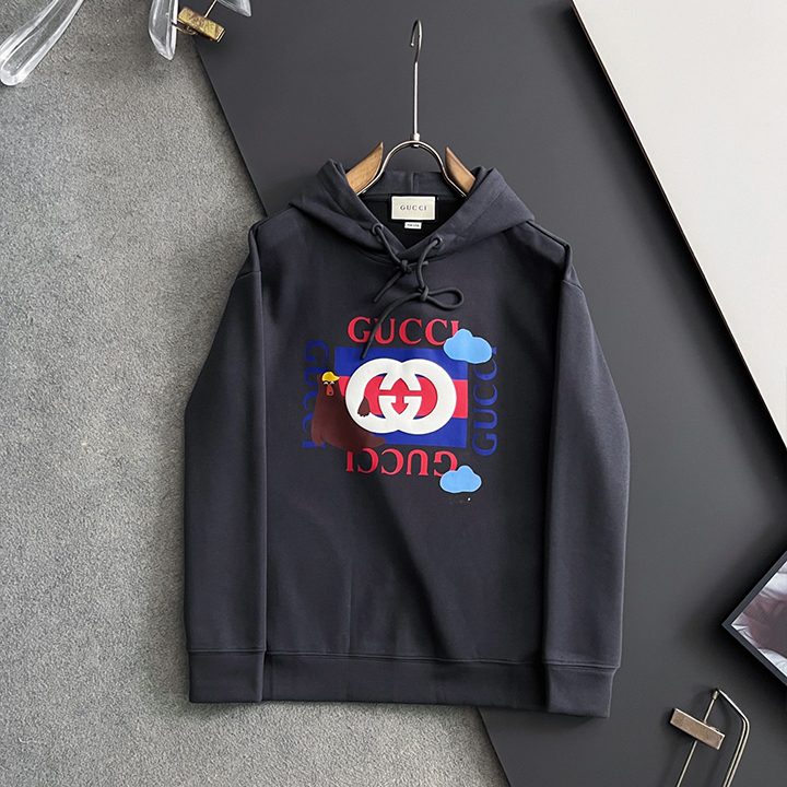 구찌 캐주얼 후드 스웨트셔츠