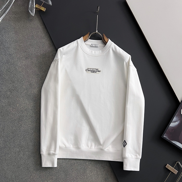 디올 워싱 처리된 대형 테리 원단 라운드넥 셔츠