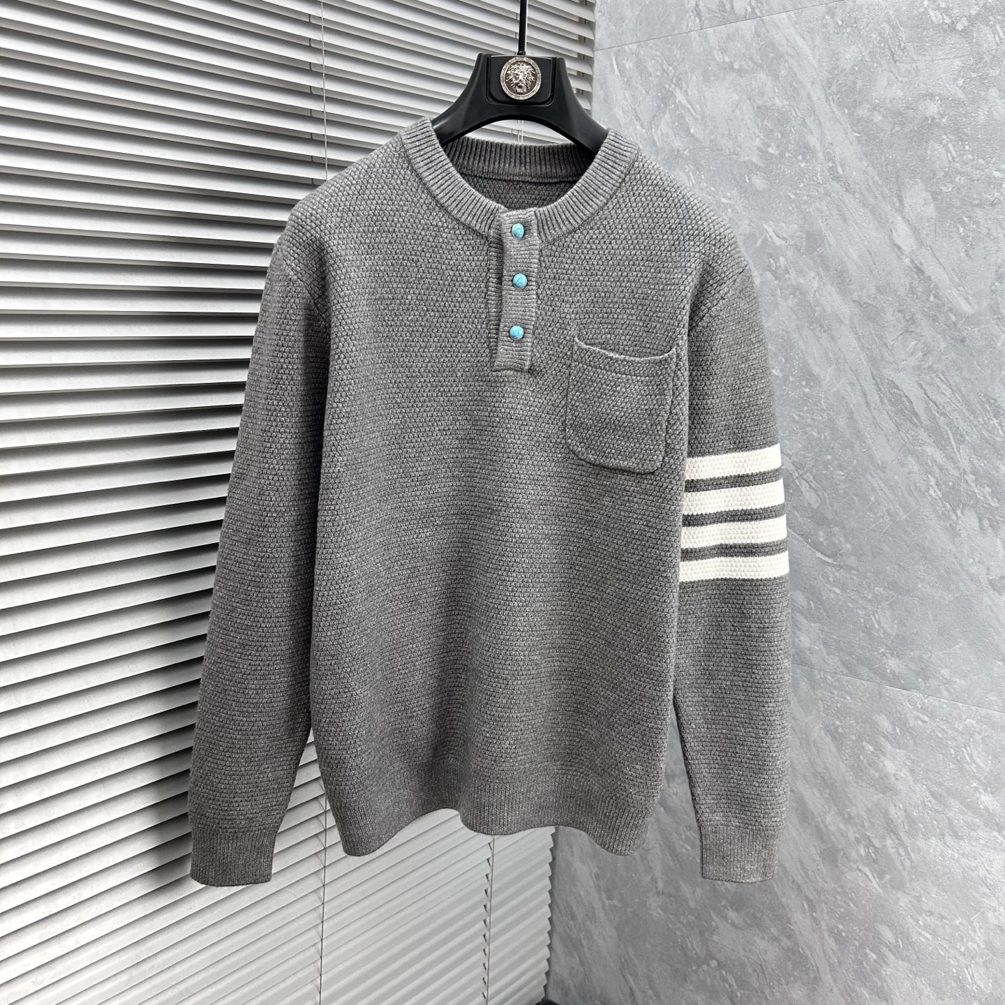 톰브라운 2025 가을/겨울 신상품 남성 브랜드 고품질 울 스웨터