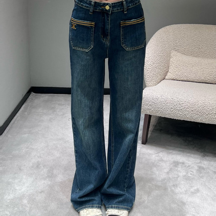 셀린* 25FW 가을 겨울 신상품 데님 팬츠