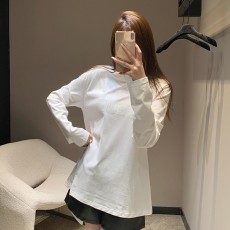 펜디 아이 25FW 초가을 신상품 레터 자수 라운드넥 긴팔 티셔츠