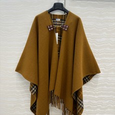 버버리 스코틀랜드 체크 무늬 캐시미어 숄