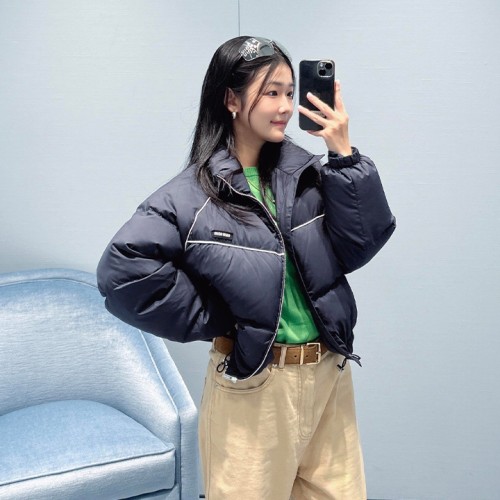 미우미우 25FW 신상품 초가을 숏 구스다운 재킷