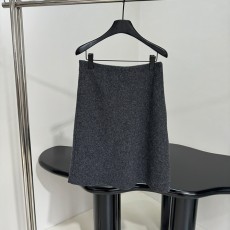 미우미우 울 블렌드 스커트