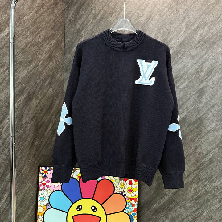 루이비통 LV 스키 로고 니트 스웨터