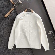 로에베 LOW 25 가을/겨울 자수 니트 라운드넥 스웨터