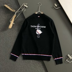 톰브라운 2025 가을/겨울 트렌디한 라운드넥 울 스웨터