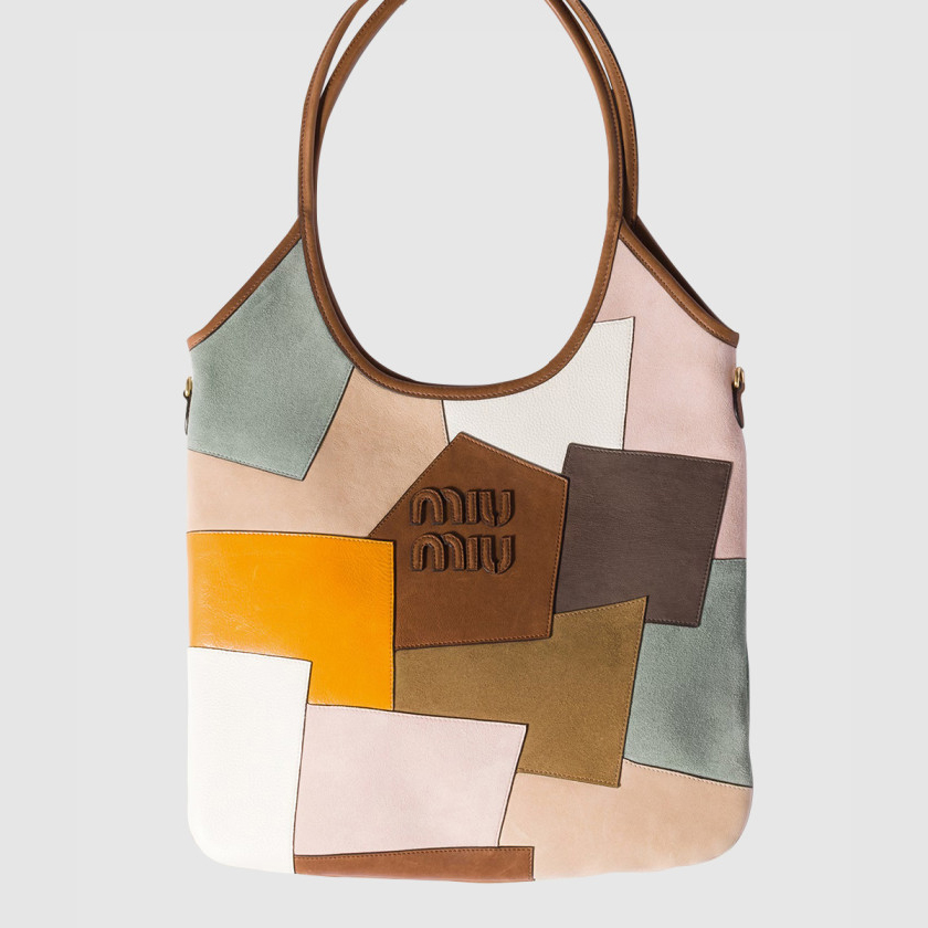 미우미우 아이비 패치워크 가죽 백 5BG231