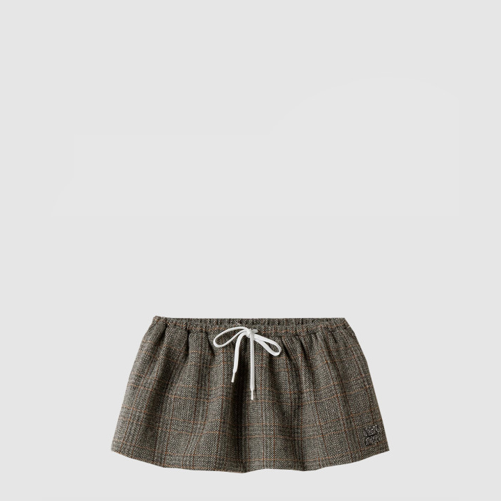 미우미우 체브론 미니스커트