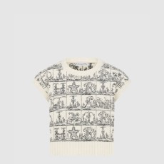 디올 자수 스웨터 베스트