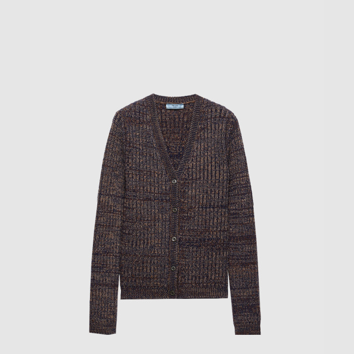 프라다 뮬리네 울 가디건