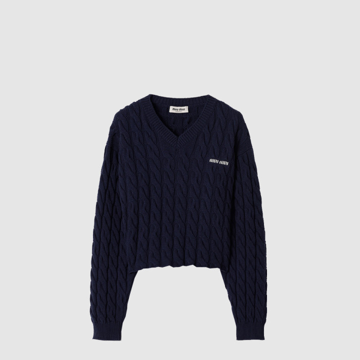 미우미우 울 스웨터