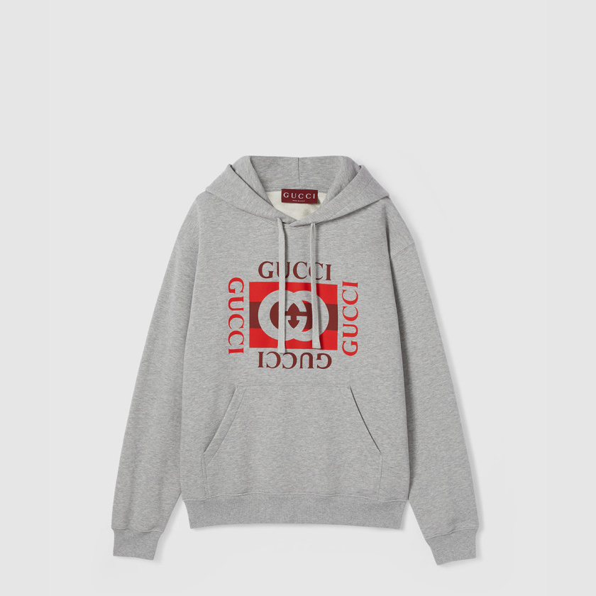 구찌 프린트 코튼 저지 스웨트셔츠 ‎788771