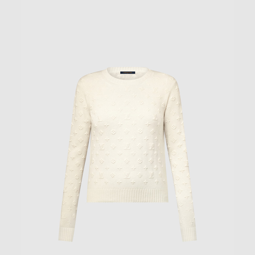 루이비통 3D 모노그램 니트 풀오버 1AHZ43