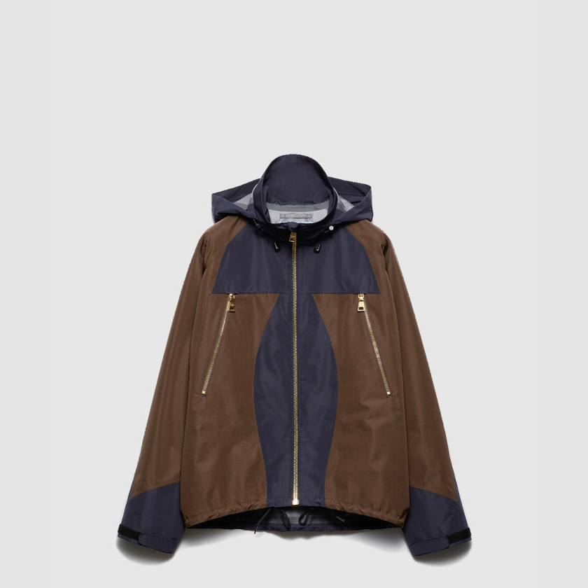 프라다 테크니컬 패브릭 블루종 재킷 292281