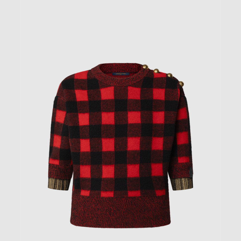 루이비통 그래픽 체크 니트 톱 1AIRDB