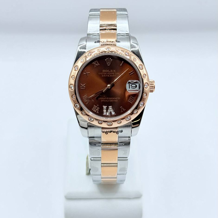 로렉스 데이저스트 에버로즈골드 다이아 초코 여성용