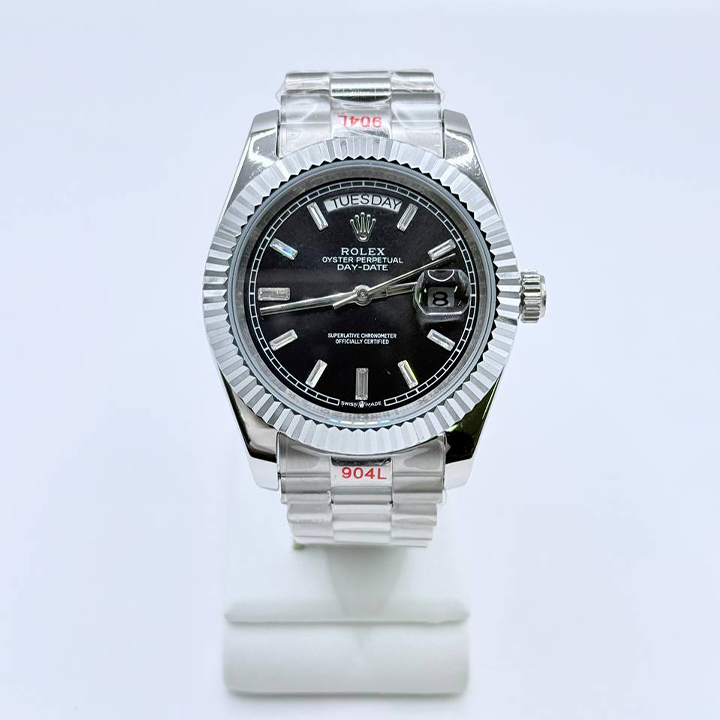 롤렉스 데이데이트 40mm 228236 브라이트 블랙 플래티넘 오이스터 RO142