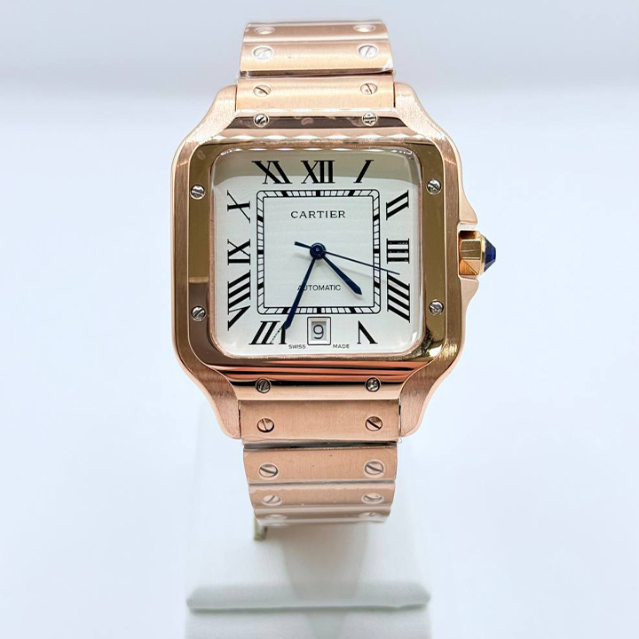 까르띠에 산토스 로즈골드 cs50