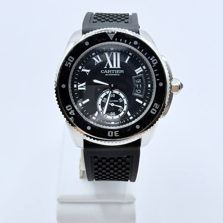 까르띠에 칼리브 드 다이버 은장 CS53