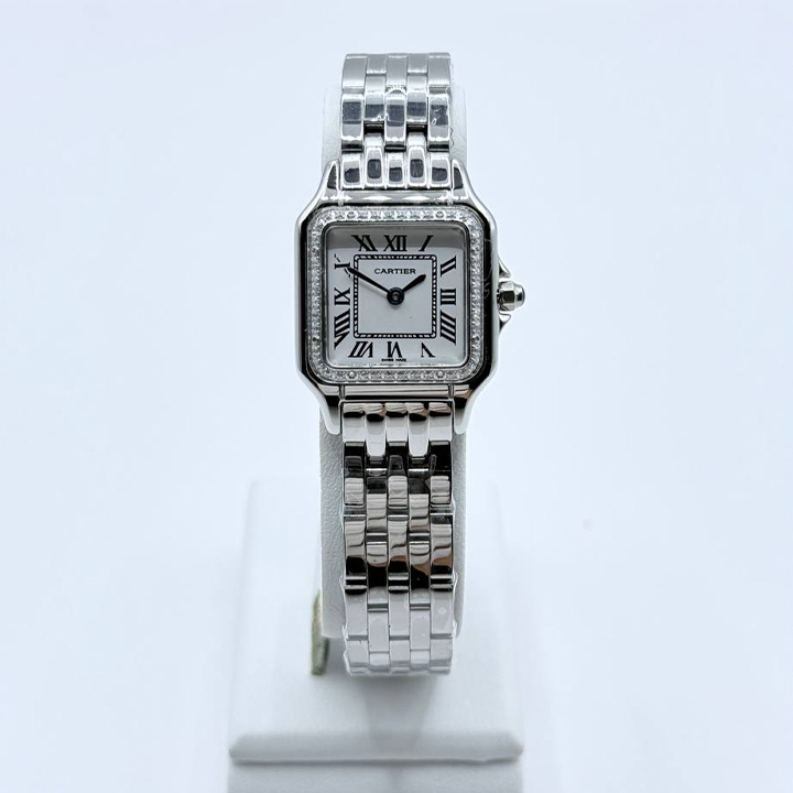 까르띠에 팬더 드 까르띠에 실버 다이아 워 CS54