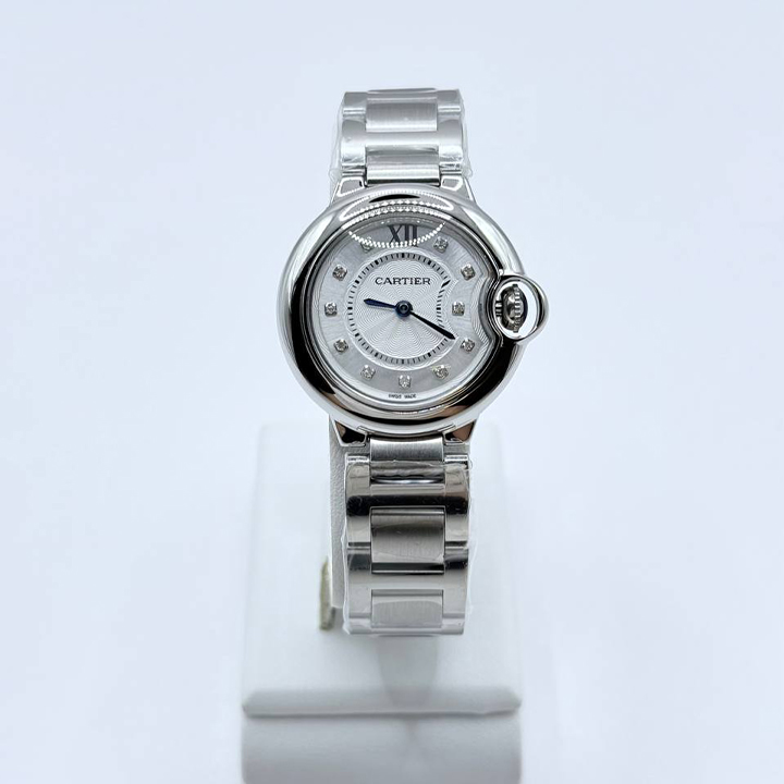 까르띠에 발롱블루 메탈보석 28 mm 여성  CS58