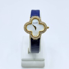 반클리프 앤 아펠 알함브라 워치 골드 네이비 CFA14