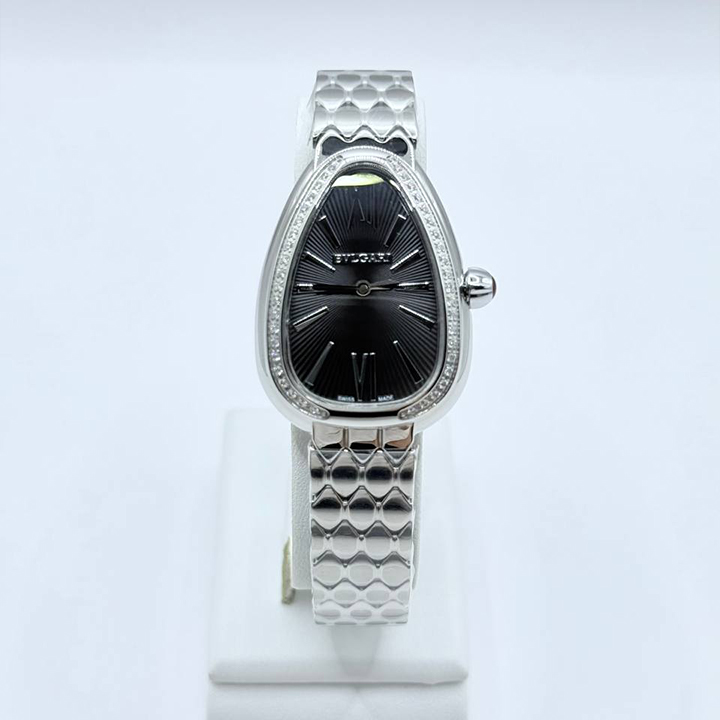 불가리 세르펜티 세두토리 워치 실버 LG08