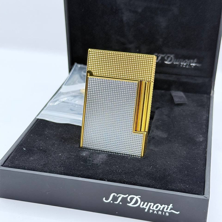 듀퐁 뉴 라인2 PDD 옐로우골드 듀오 스퀘어 라이터 DDP06