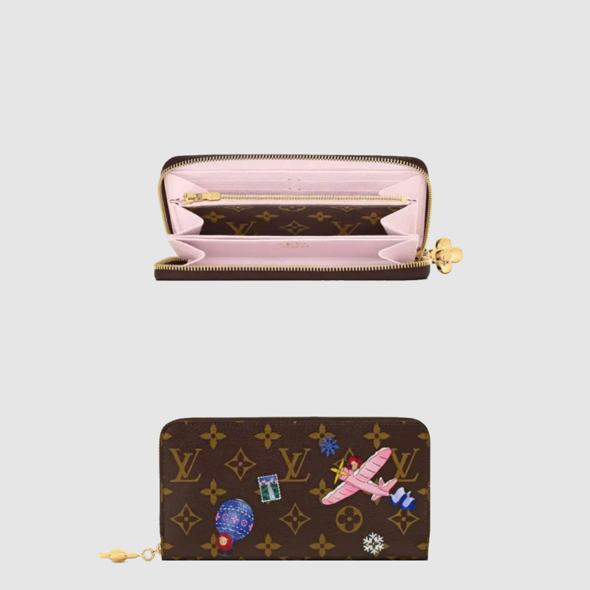 루이비통 지피 비비안 모노그램 지퍼 장지갑 M26256