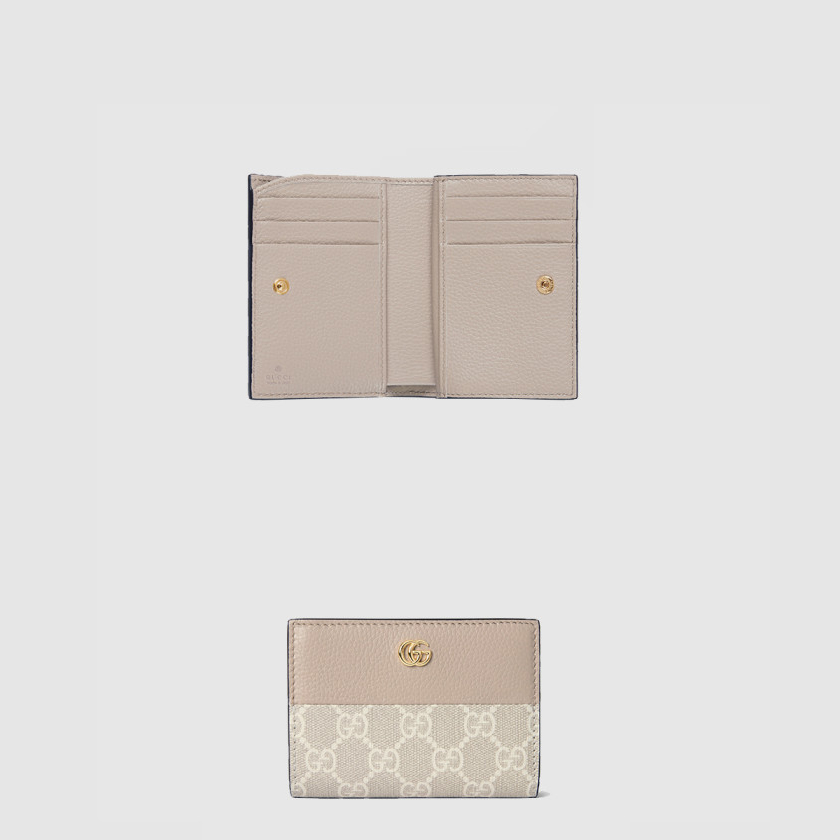 구찌 GG 마몽 바이컬러 스몰 지갑 ‎841360