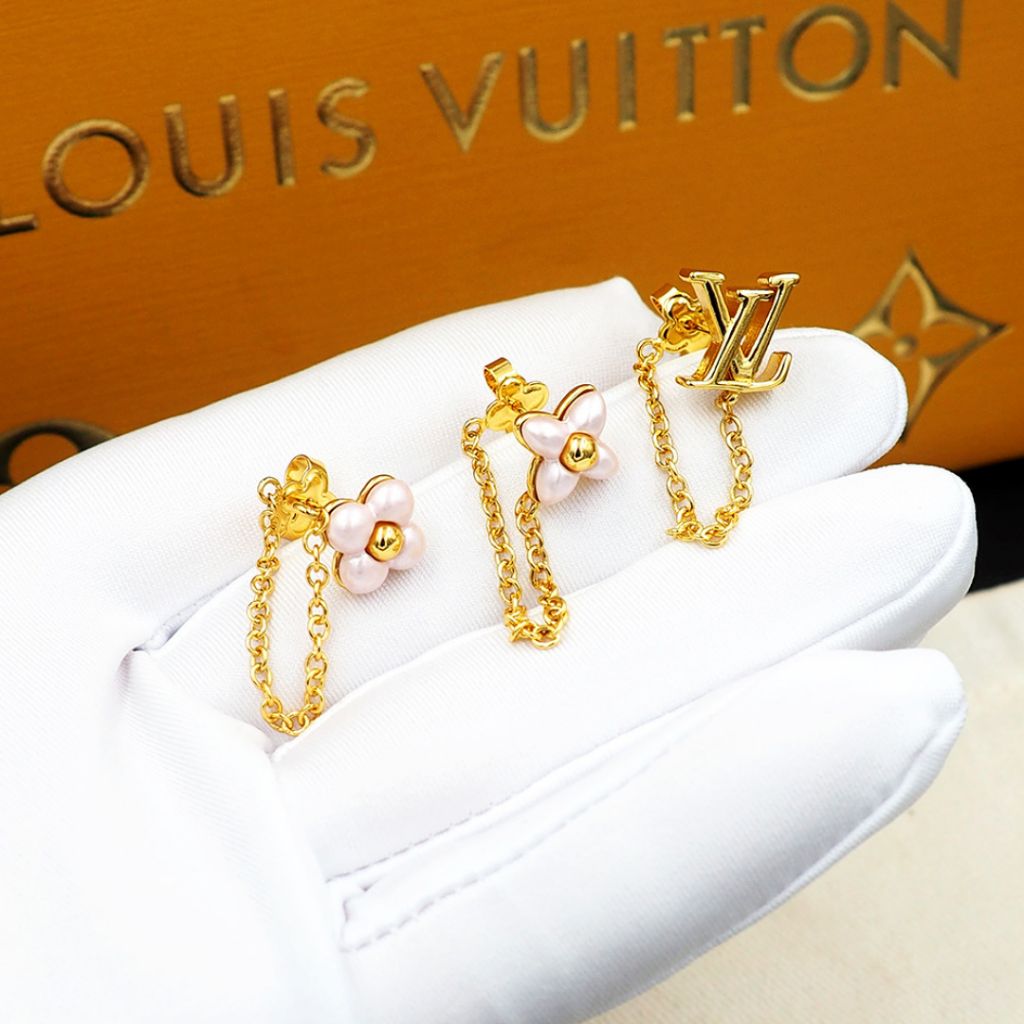 루이비통 LV 플로라그램 귀걸이 세트