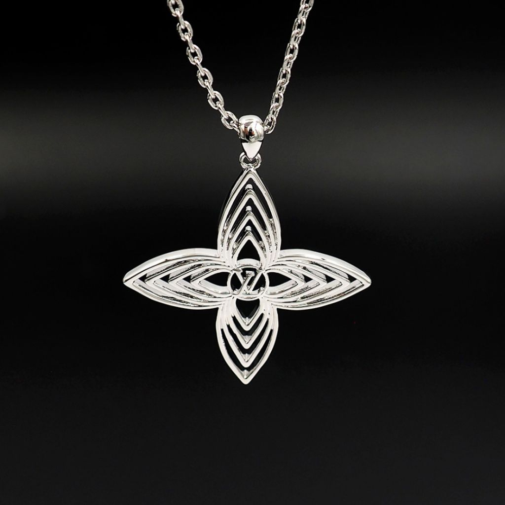 루이비통 2025 M01952 LV 플라워 스터드 목걸이 넥클리스