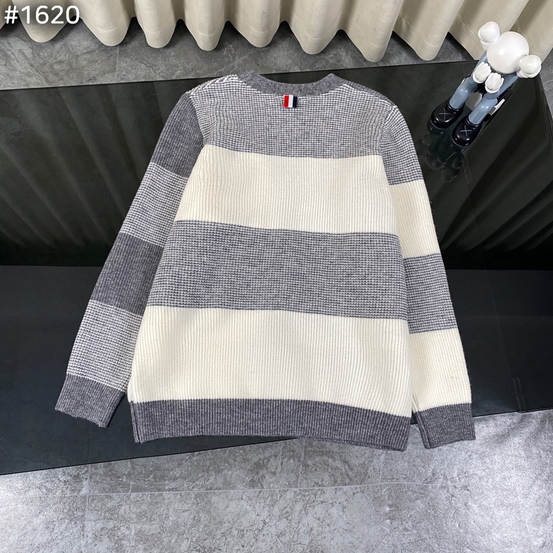 톰브라운 도그패치 멀티 배색 가디건