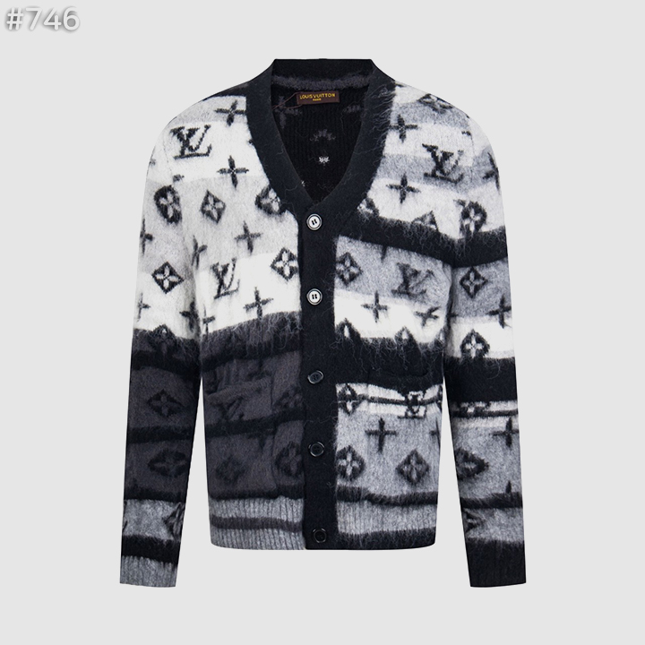 루이비통 모노그램 모헤어 가디건