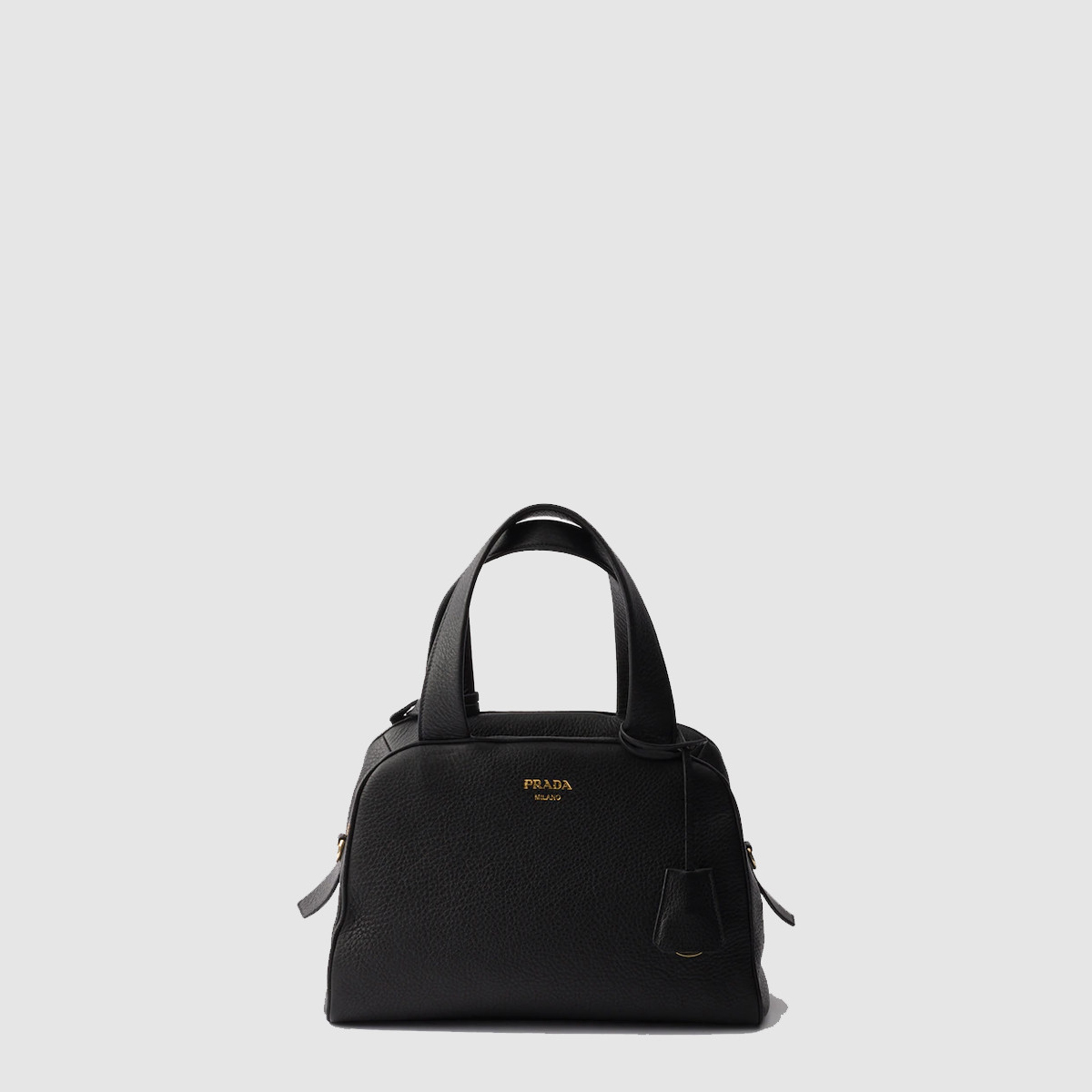프라다 미디엄 가죽 탑 핸들 백 1BB149