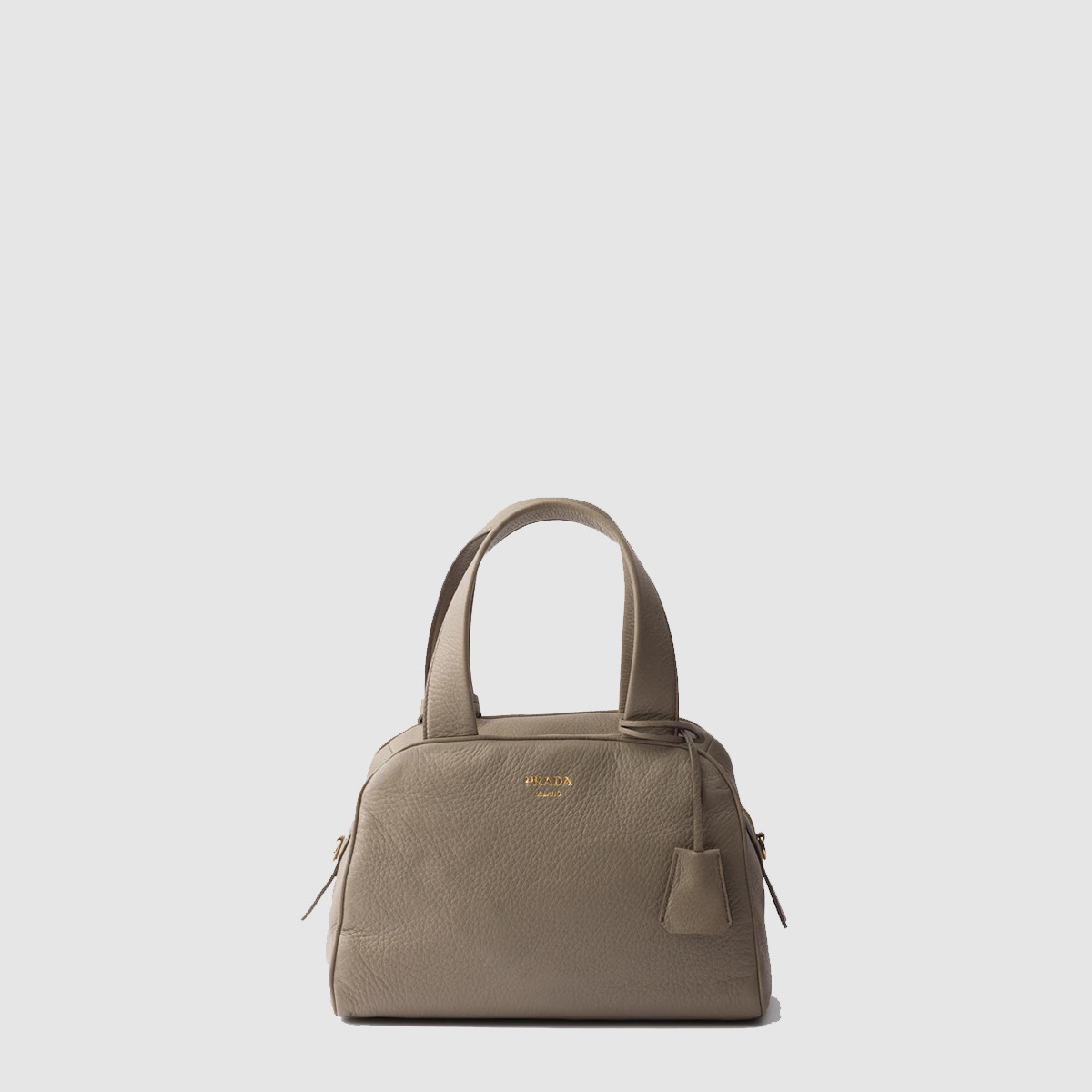 프라다 미디엄 가죽 탑 핸들 백 1BB149