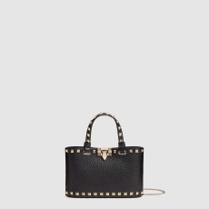 발렌티노 락스터드 그레이니 미니 쇼퍼 백 7W2P0AT0VSH