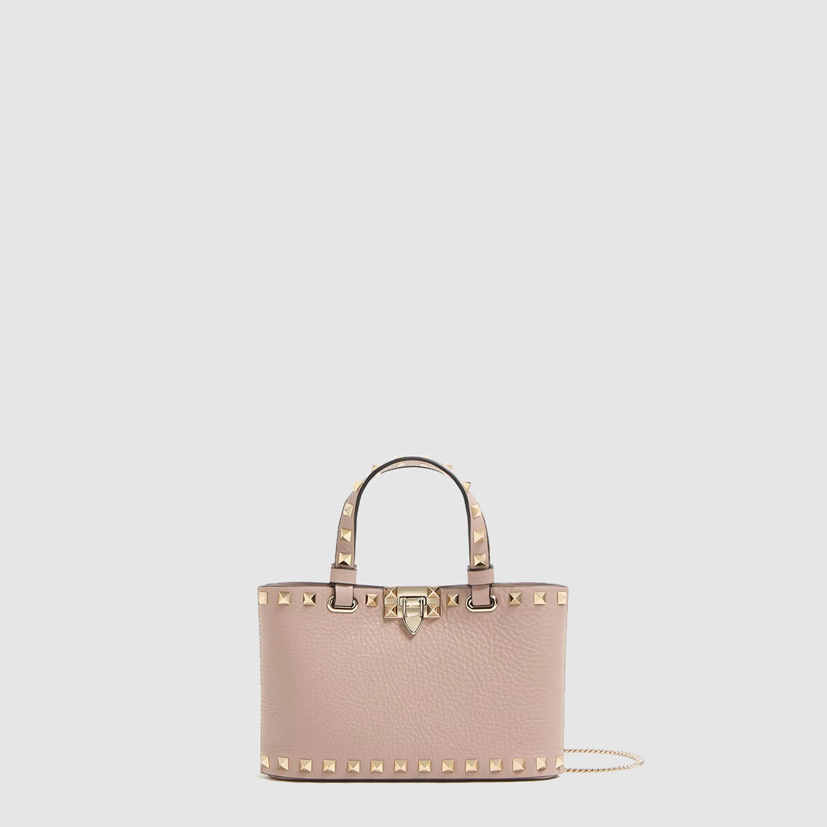 발렌티노 락스터드 그레이니 미니 쇼퍼 백 7W2P0AT0VSH