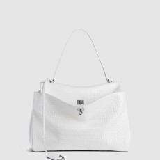 발렌시아가 로데오 라지 크로커다일 엠보싱 핸드백 795456