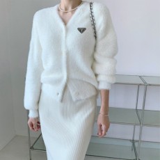 프라다 20474_PRD 앙고라 퍼 가디건