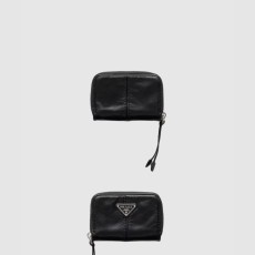 프라다 가죽 동전 카드 지갑 2MM003
